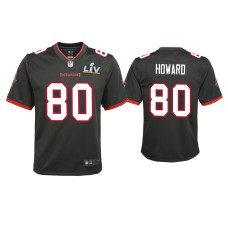 Youth Tampa Bay Buccaneers #80 O.J. Howard Super Bowl LV Pewter Game Jersey