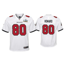 Youth Tampa Bay Buccaneers #80 O.J. Howard Super Bowl LV White Game Jersey