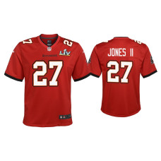 Youth Tampa Bay Buccaneers #27 Ronald Jones II Super Bowl LV Red Game Jersey