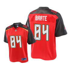 Men Tampa Bay Buccaneers #84 Red Cameron Brate Pro Line Jersey