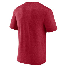 Tampa Bay Buccaneers Fanatics Branded End Around Tri-Blend T-Shirt - Heathered Red