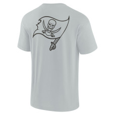 Tampa Bay Buccaneers Fanatics Signature Unisex Super Soft Short Sleeve T-Shirt - Gray