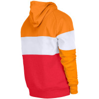 Tampa Bay Buccaneers New Era Colorblock Throwback Pullover Hoodie - Red/Orange