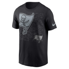 Tampa Bay Buccaneers Nike RFLCTV T-Shirt - Black