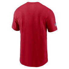 Tampa Bay Buccaneers Nike Sideline Infograph Lockup Performance T-Shirt - Red