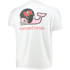 Tampa Bay Buccaneers Vineyard Vines Big & Tall Helmet T-Shirt - White