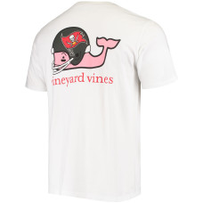 Tampa Bay Buccaneers Vineyard Vines Team Whale Helmet T-Shirt - White