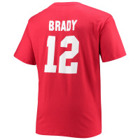 Tom Brady Tampa Bay Buccaneers Fanatics Branded Big & Tall Player Name & Number T-Shirt - Red